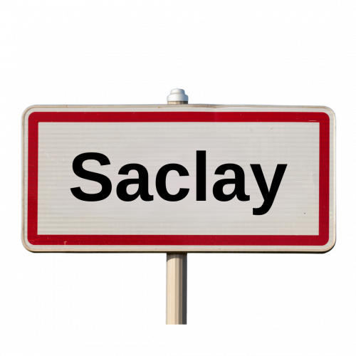 Taxi Saclay panneau de ville