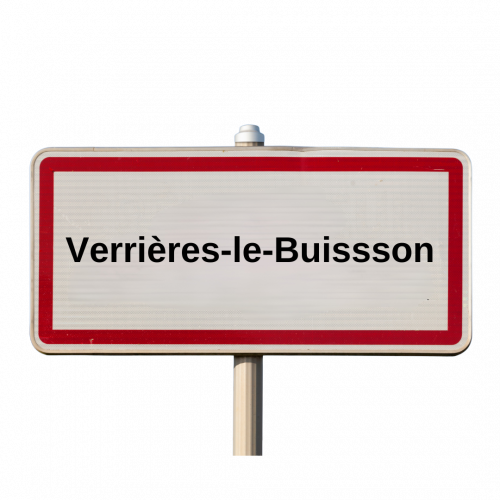 Taxi Verrières-leBuisson panneau de ville